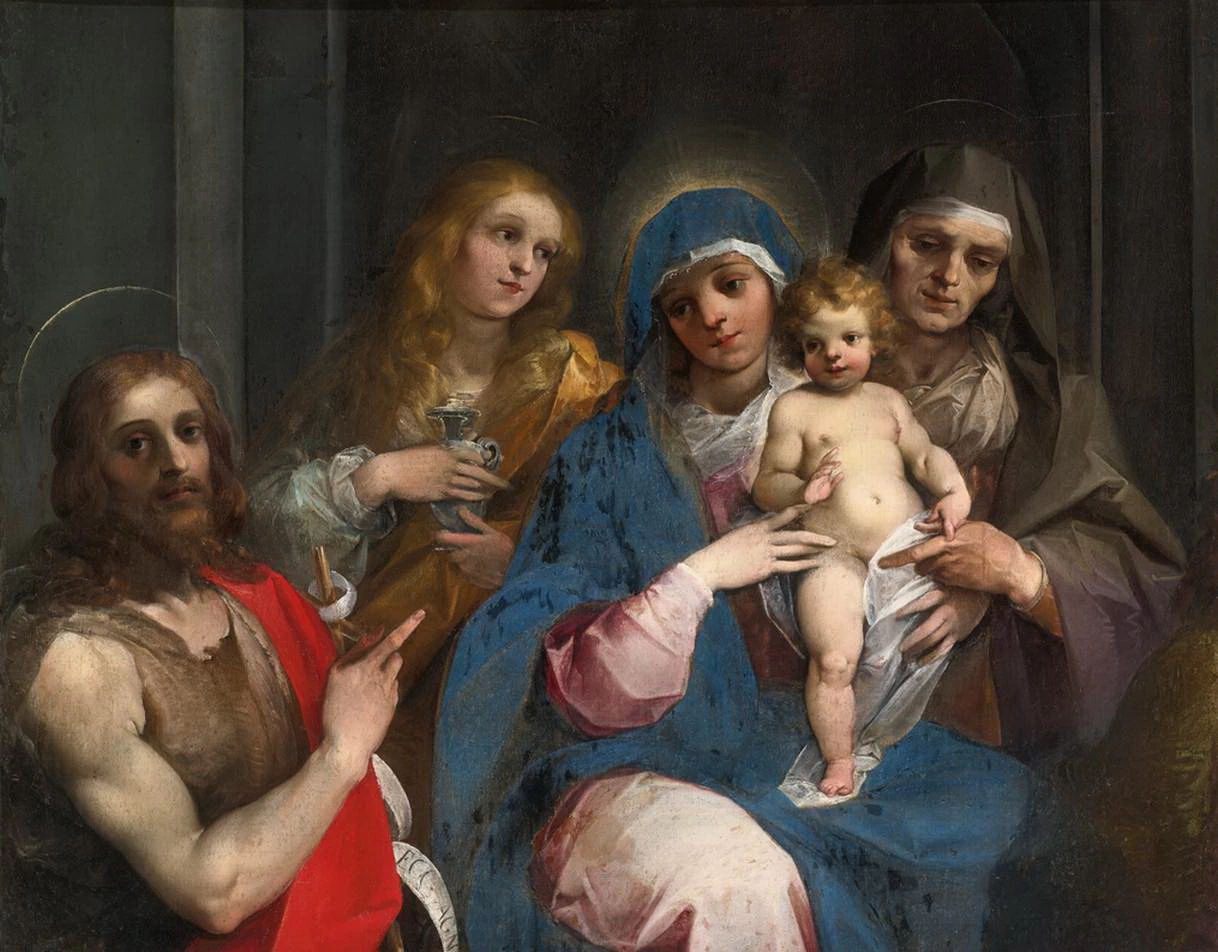 Madonna con Bambino e Santi Giovanni Battista, Maria Maddalena e Anna